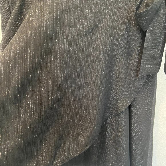 Black Sparkly Ruffled Skirt, size Small - Picture 5 of 7